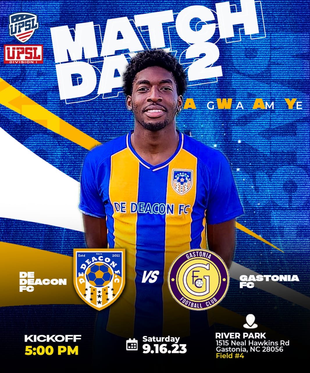 UPSL Season Game-day 2
